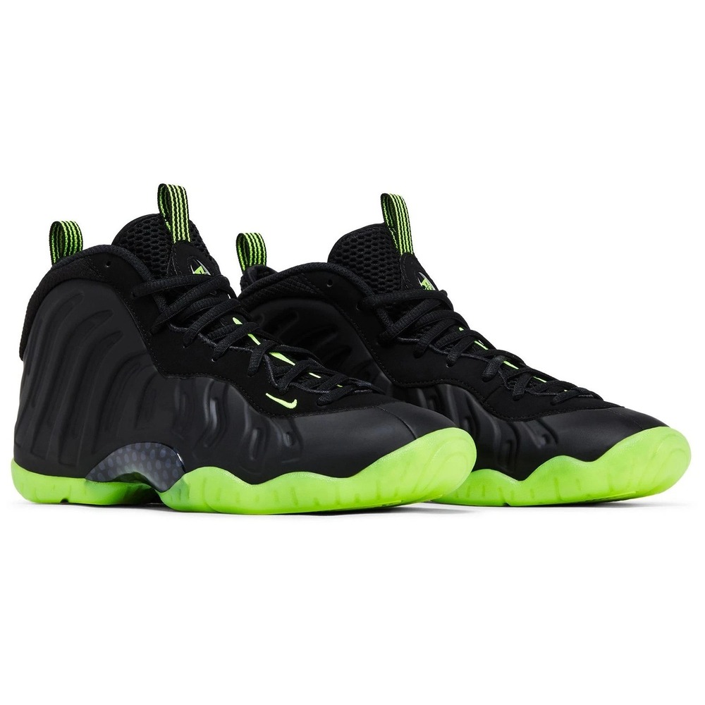 Nike Little Posite One GS Size 7Y Black Volt Basketball Sneaker HF0977-001 NEW